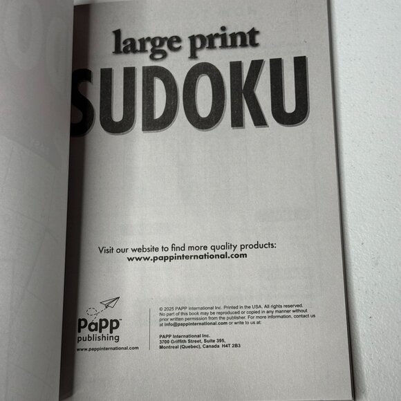 Large Print Sudoku Book Vol 39 | 80 Puzzles | Easy Medium Expert - Picture 4 of 4